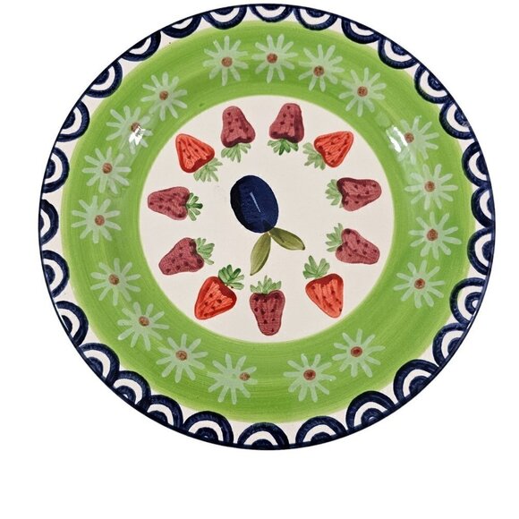 Pfaltzgraff Sommersby Strawberry 8.5”Stoneware Salad Luncheon Plates Set of 4 - Picture 13 of 16